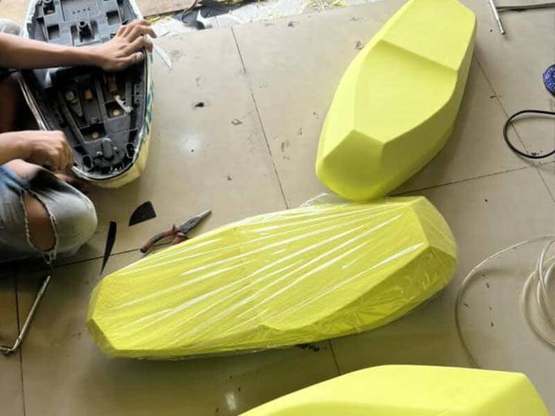 Tiệm gọt yên xe máy Hà Nội Trịnh Hòa