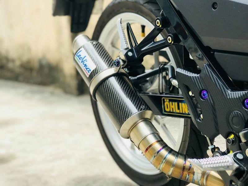 Nâng cấp bộ phận ống xả cho bản độ.