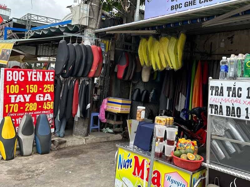 03 tiệm uy tín bậc nhất về dịch vụ bọc yên xe máy phường Bình Trị Đông