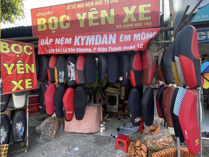 Cửa tiệm bọc yên xe máy Đức Trọng chuyên nghiệp